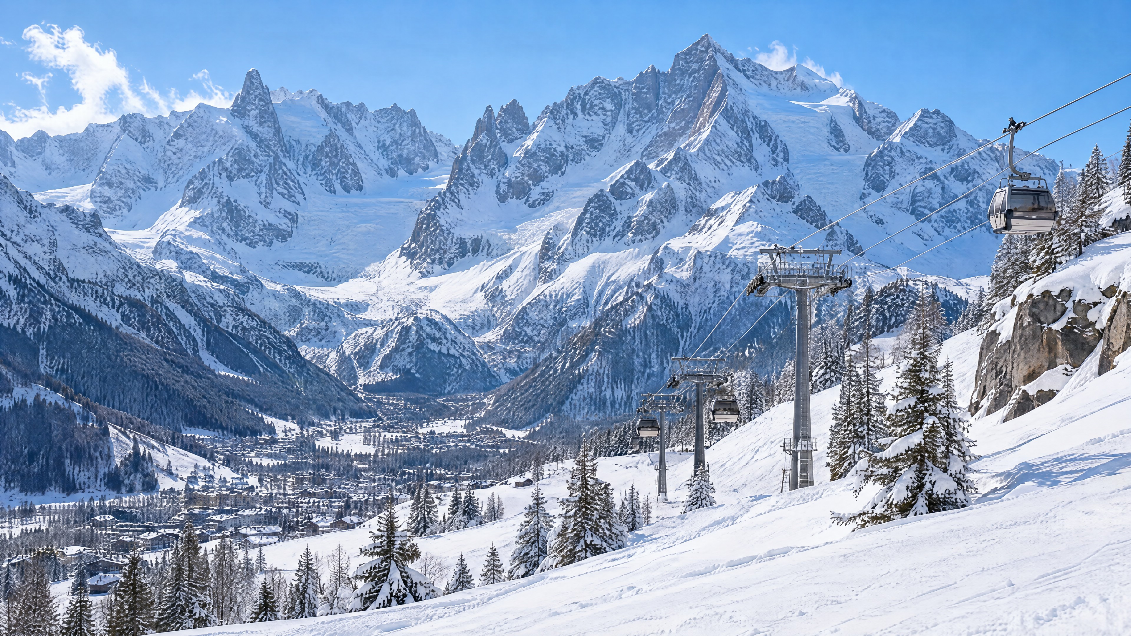 Winter in Courmayeur — Mont Blanc