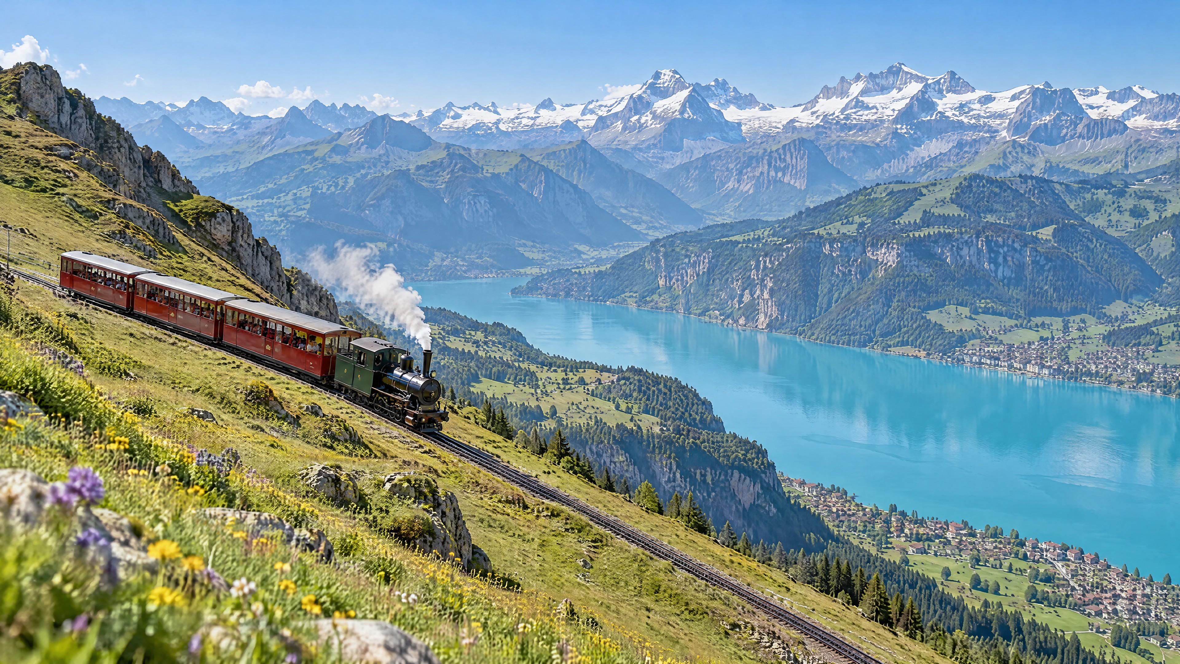 Brienz Rothorn Steam Railway & Lake Brienz