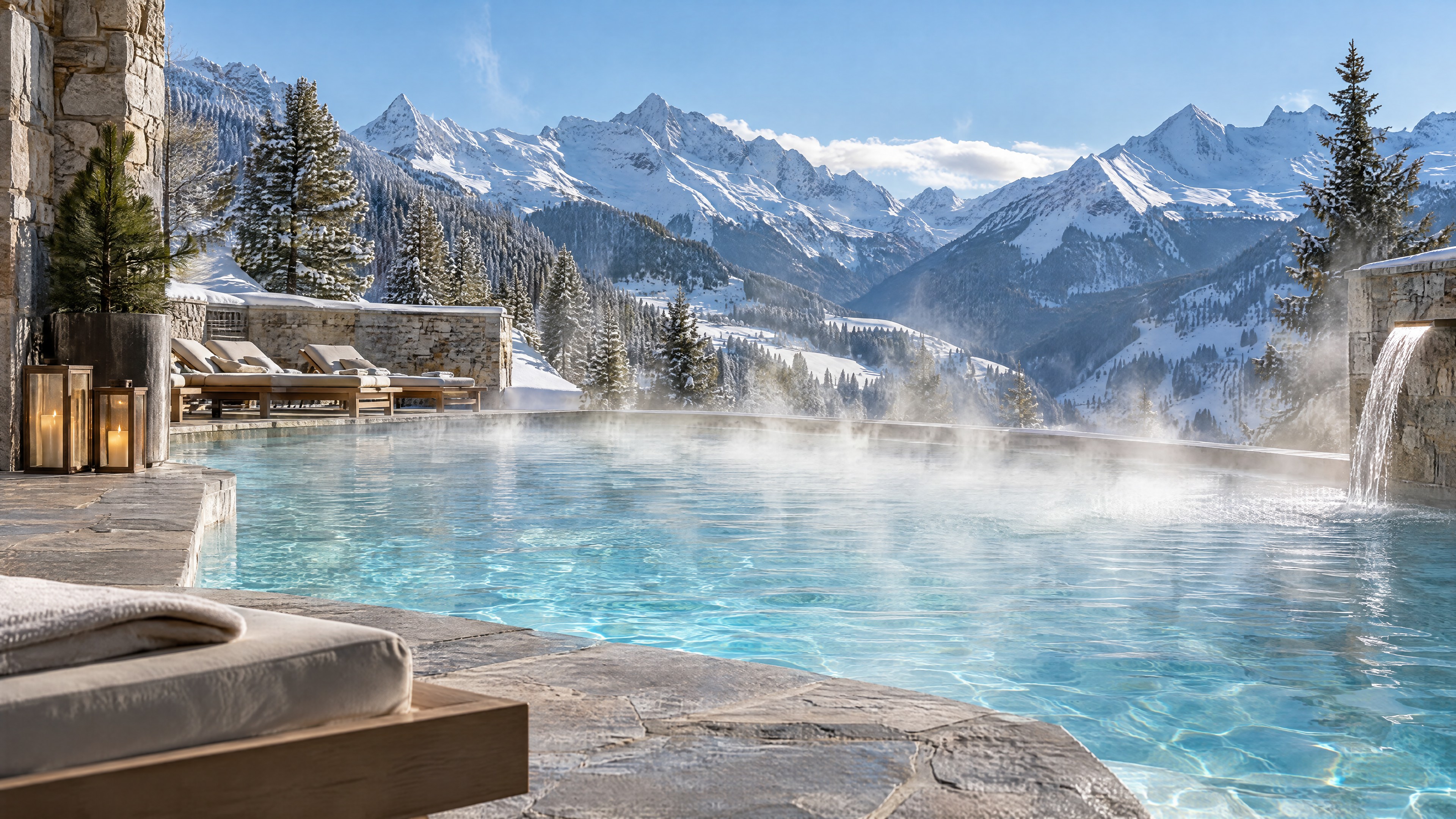 Una experiencia de serenidad en un balneario termal al aire libre
