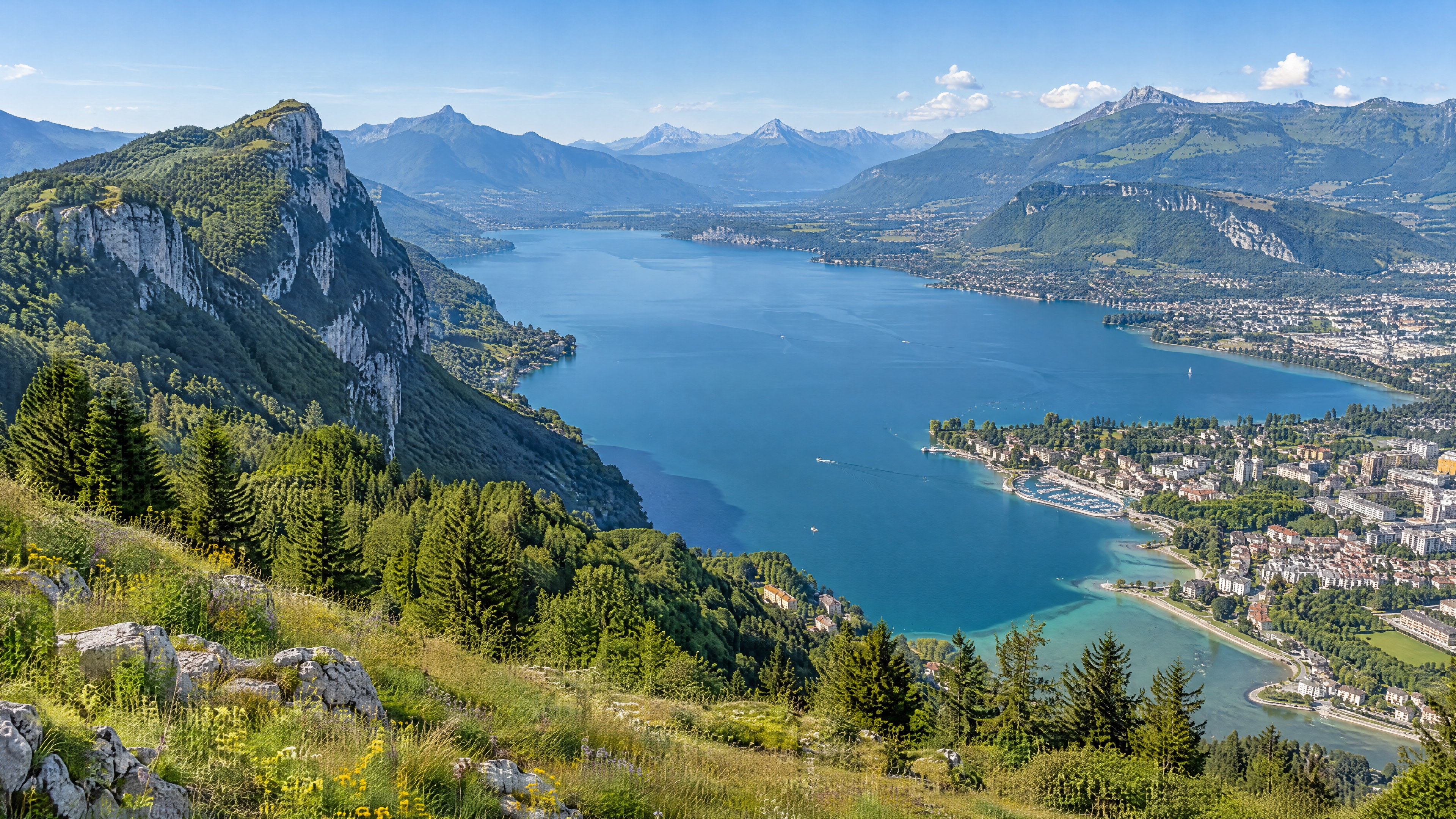 Zurich → Aix-les-Bains · Lac du Bourget