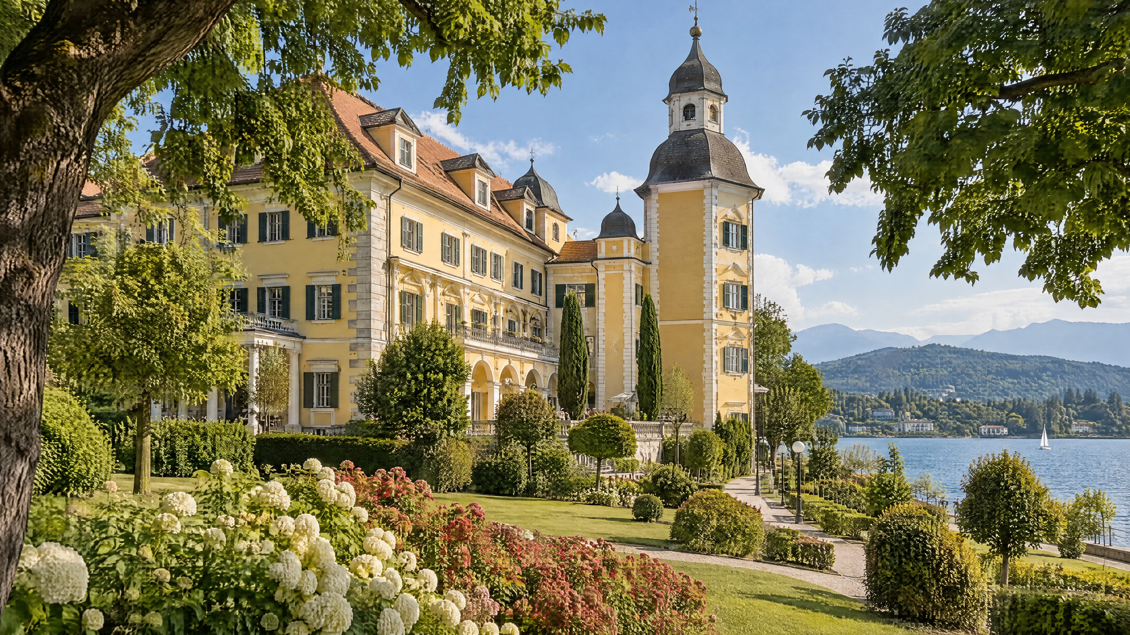 Elegantes Schloss am Wörthersee
