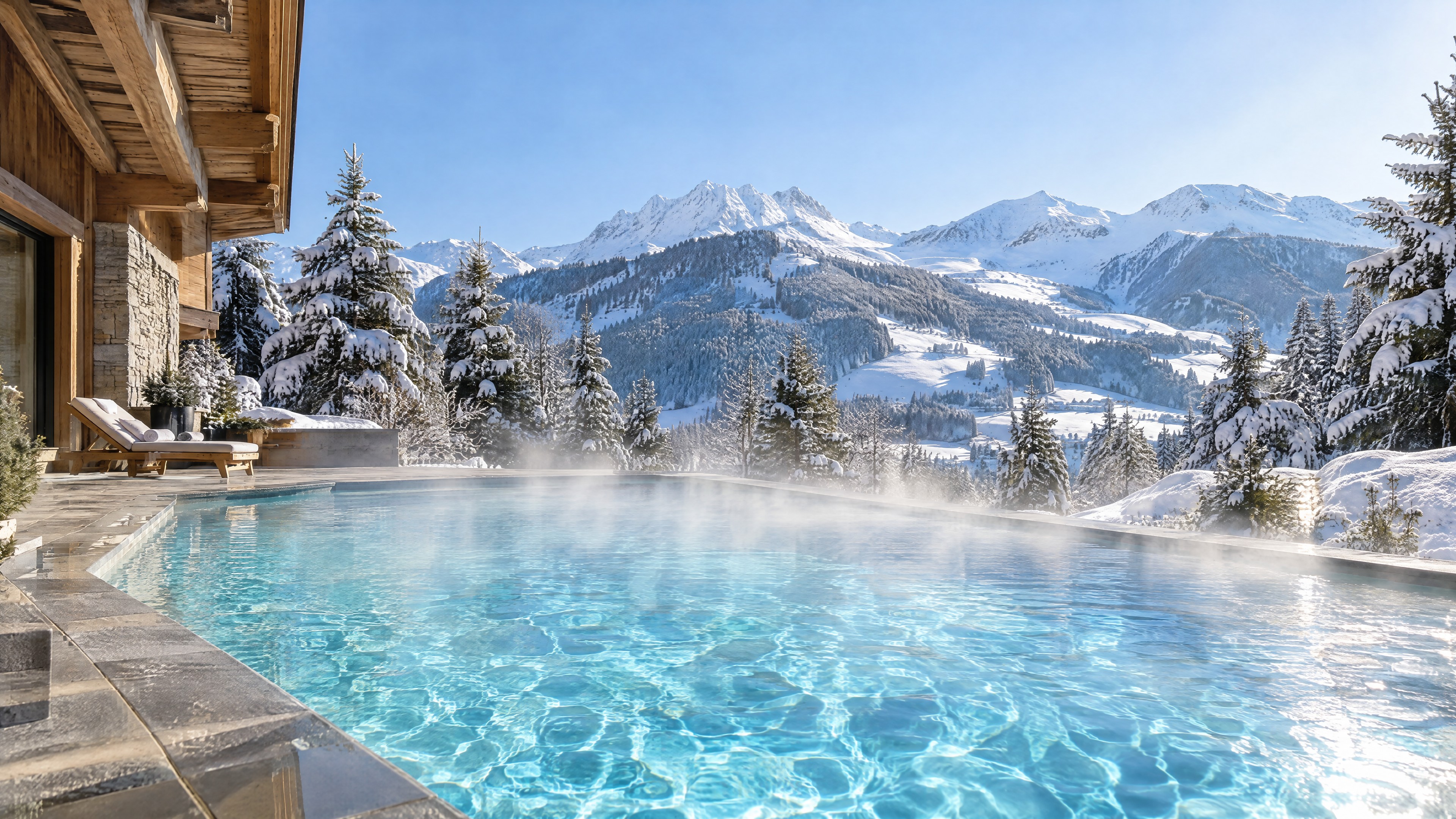 Warmes Wasser, klare Alpenluft