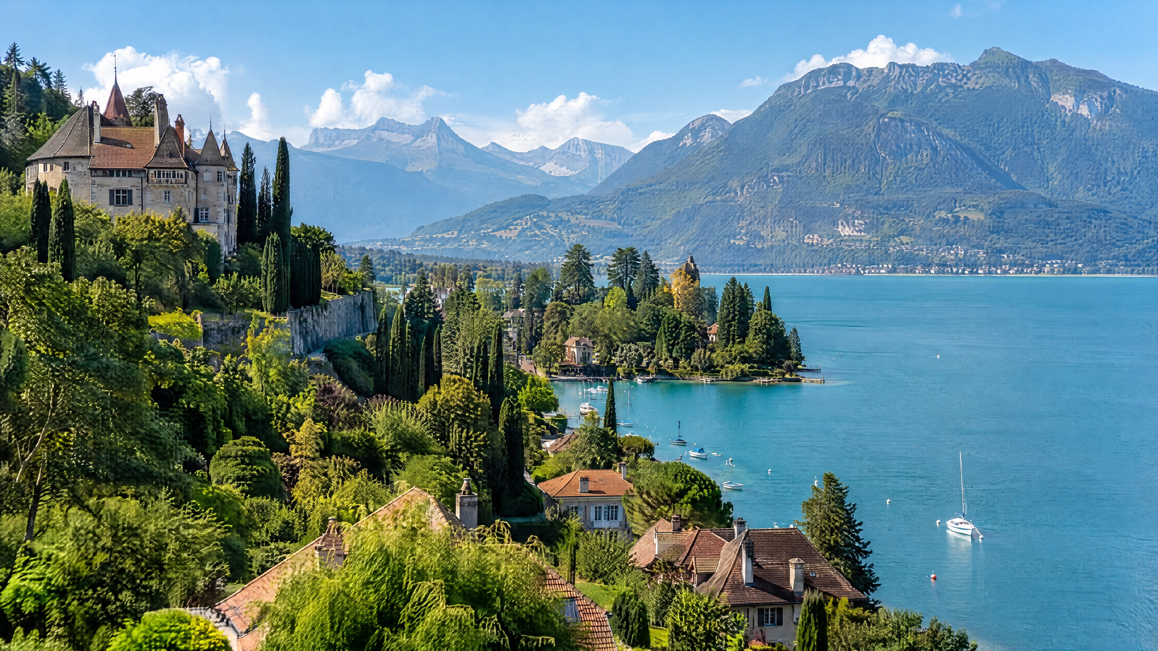 Sommertage in Menthon-Saint-Bernard
