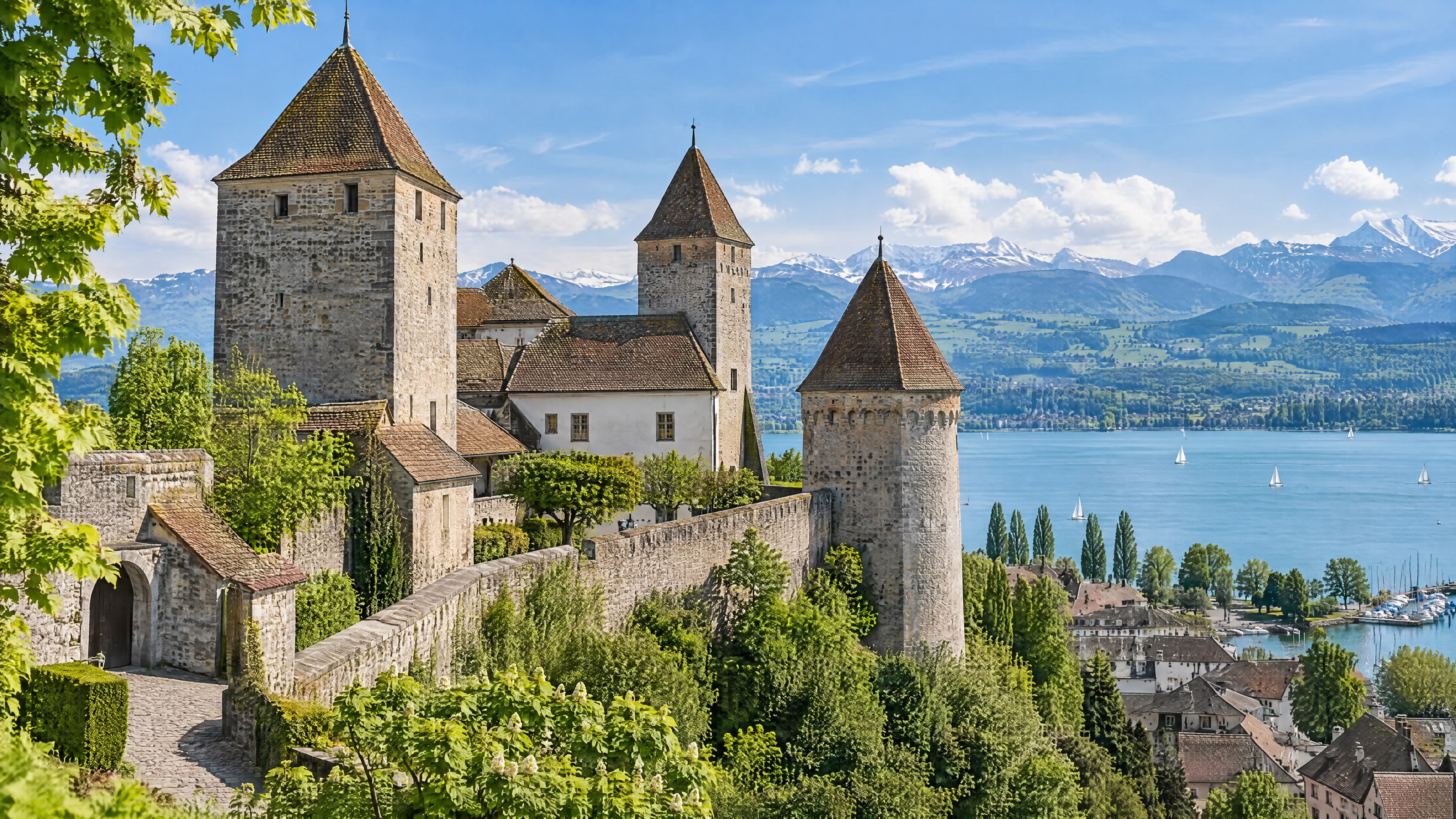 Esplendor medieval en el castillo de Rapperswil