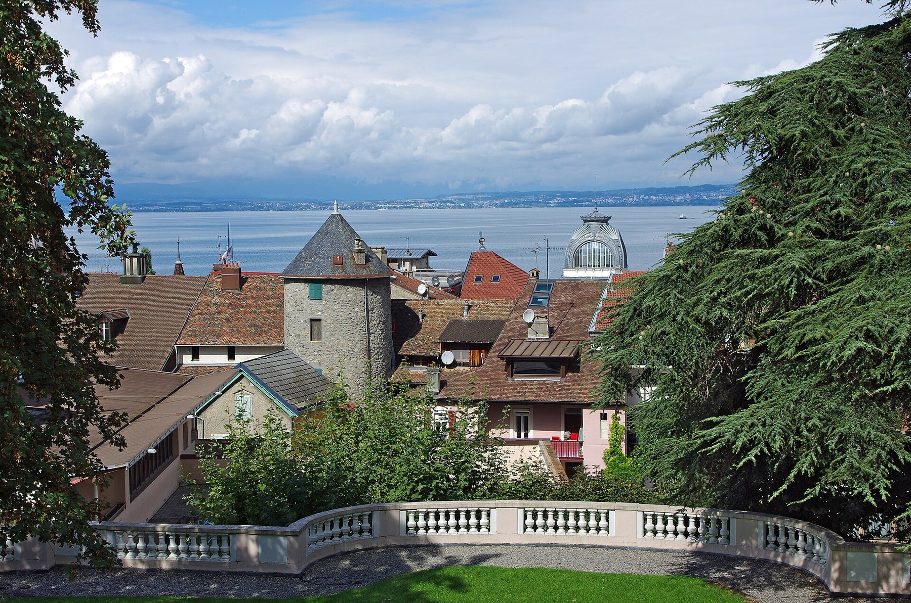 Zurich → Évian-les-Bains · Lake Geneva