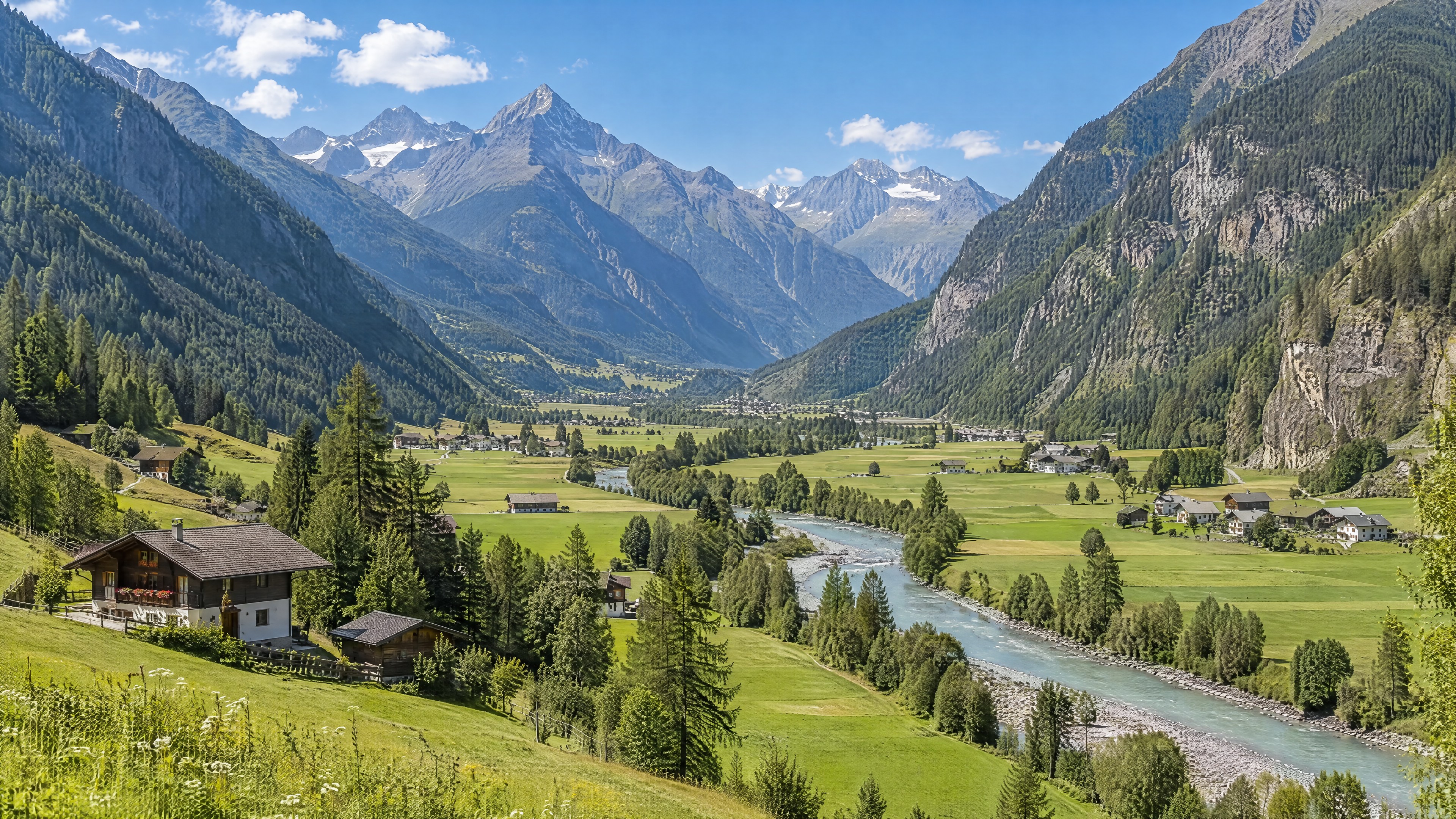 Verde estivo nella valle dell’Ötztal
