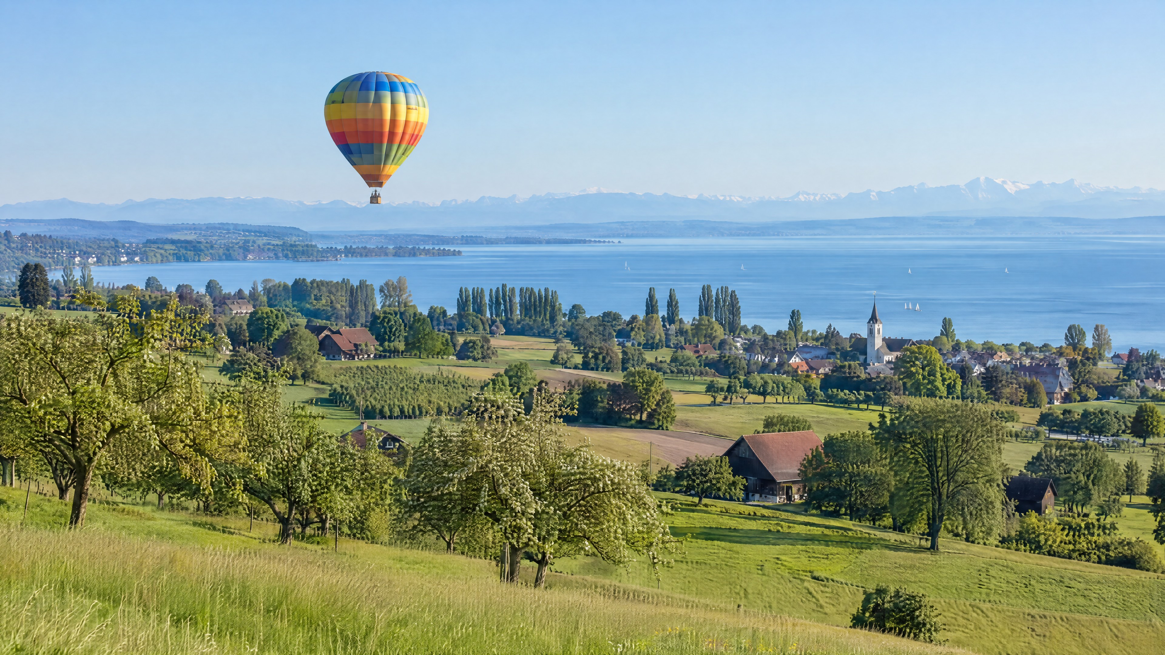 Eastern Switzerland Balloon & Lakeside Walk