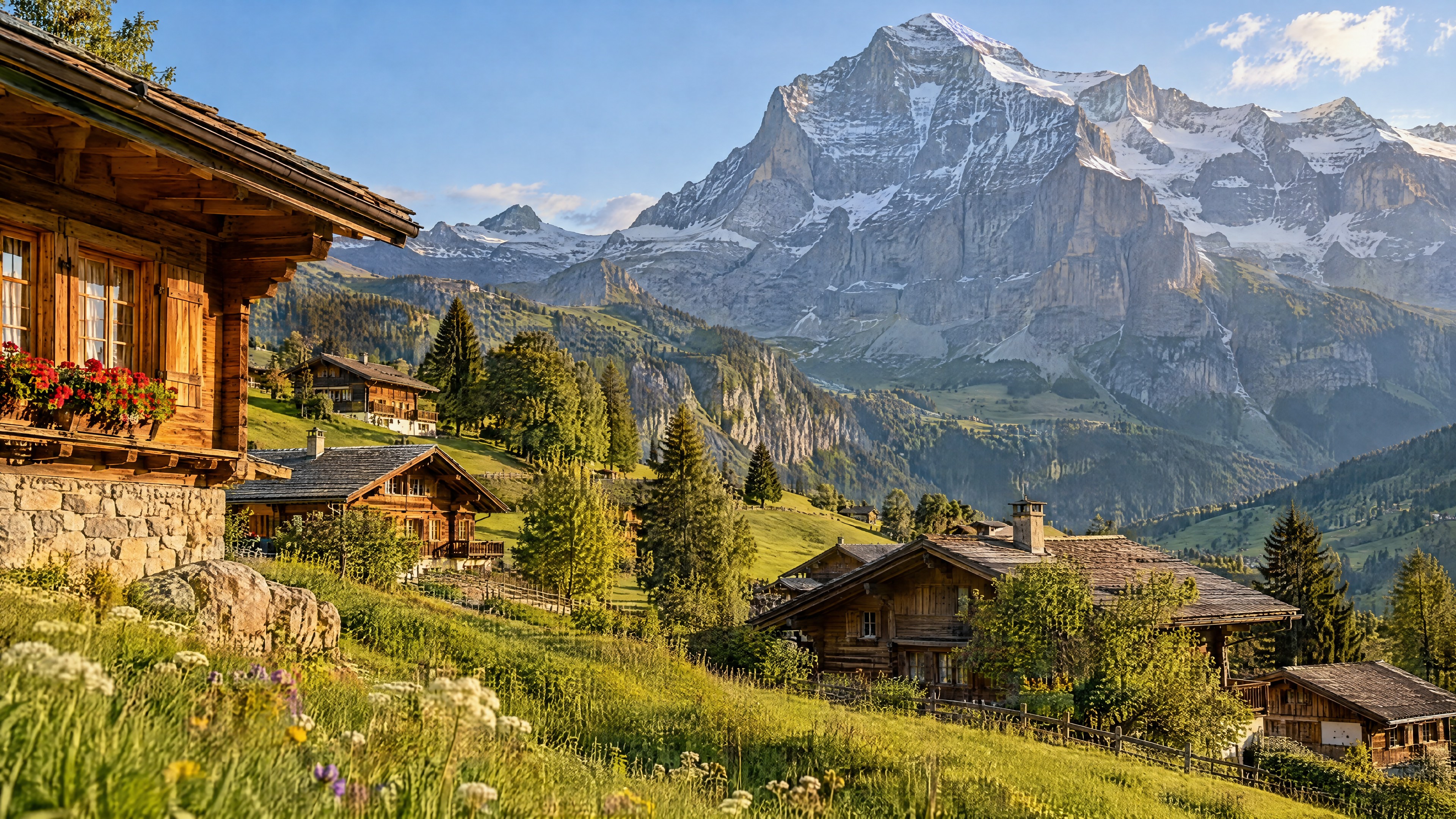 Grindelwald am Fuße des mächtigen Eigers