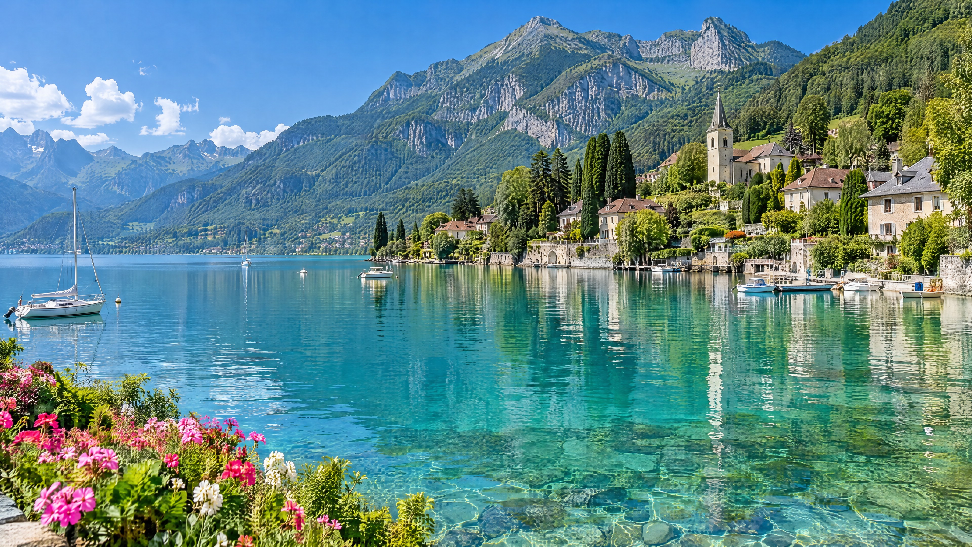 Zurich → Talloires · Lac d'Annecy