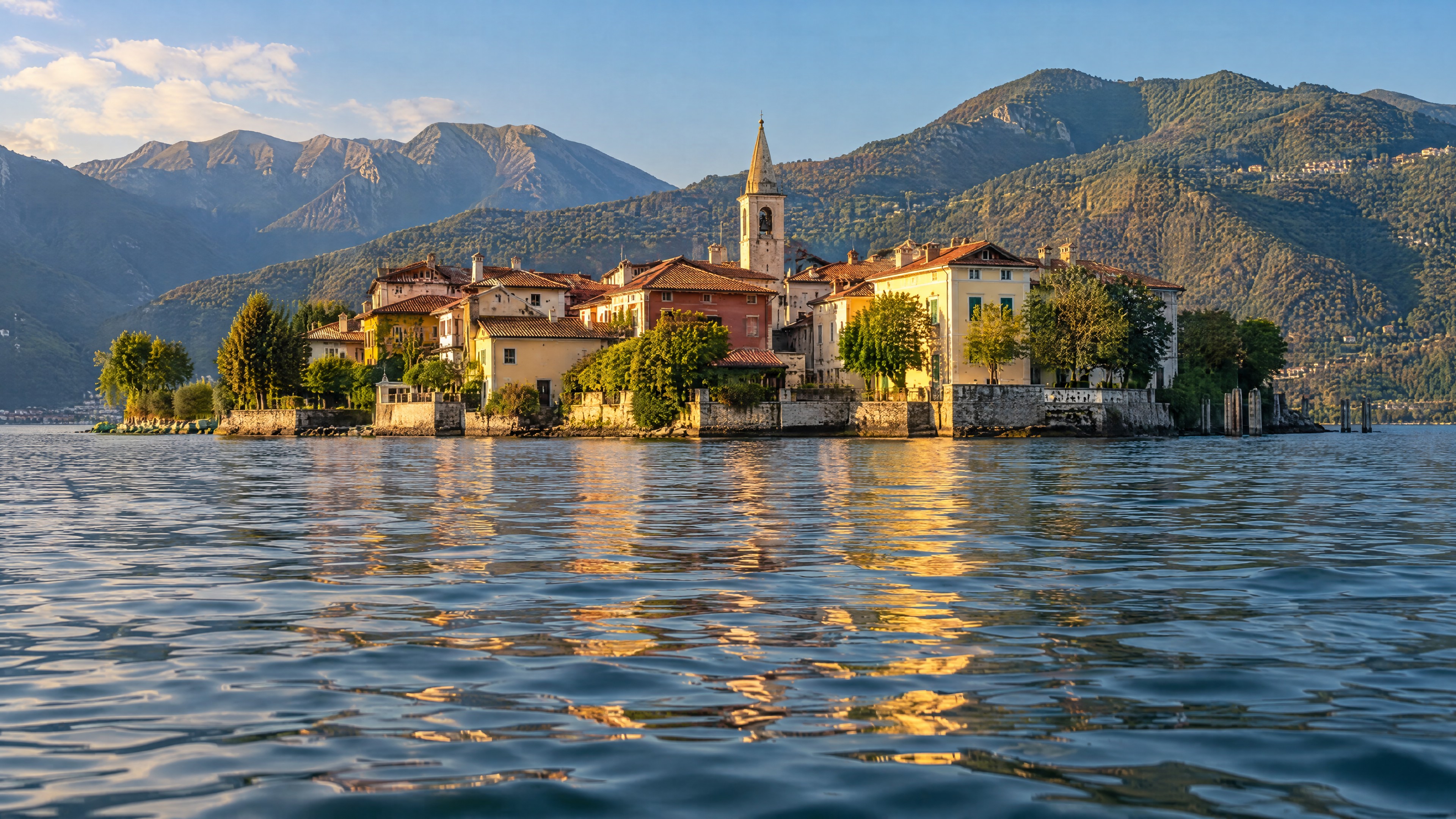 Luce dorata sull’Isola dei Pescatori