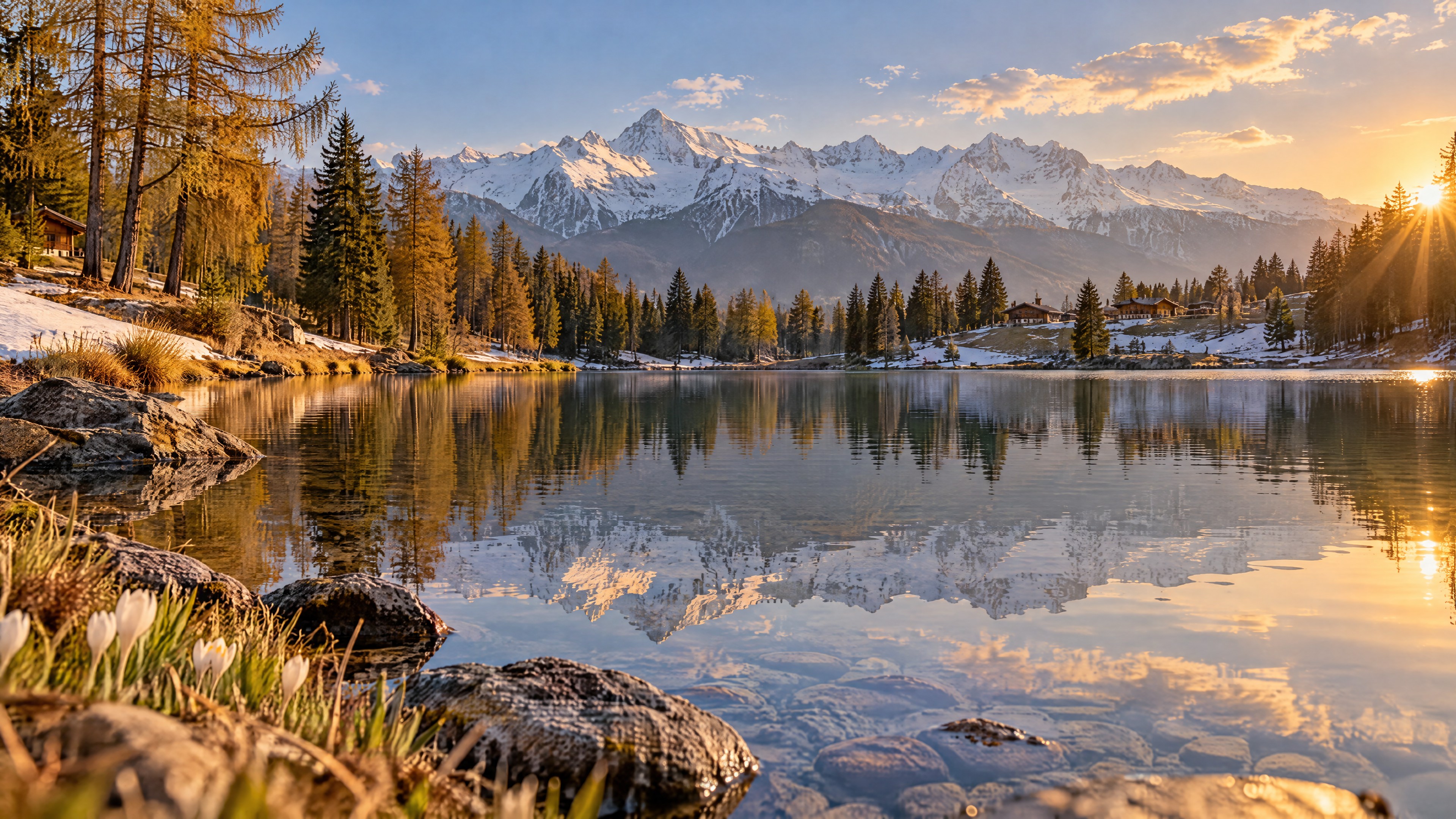 Goldene Stunde über dem Lac Grenon