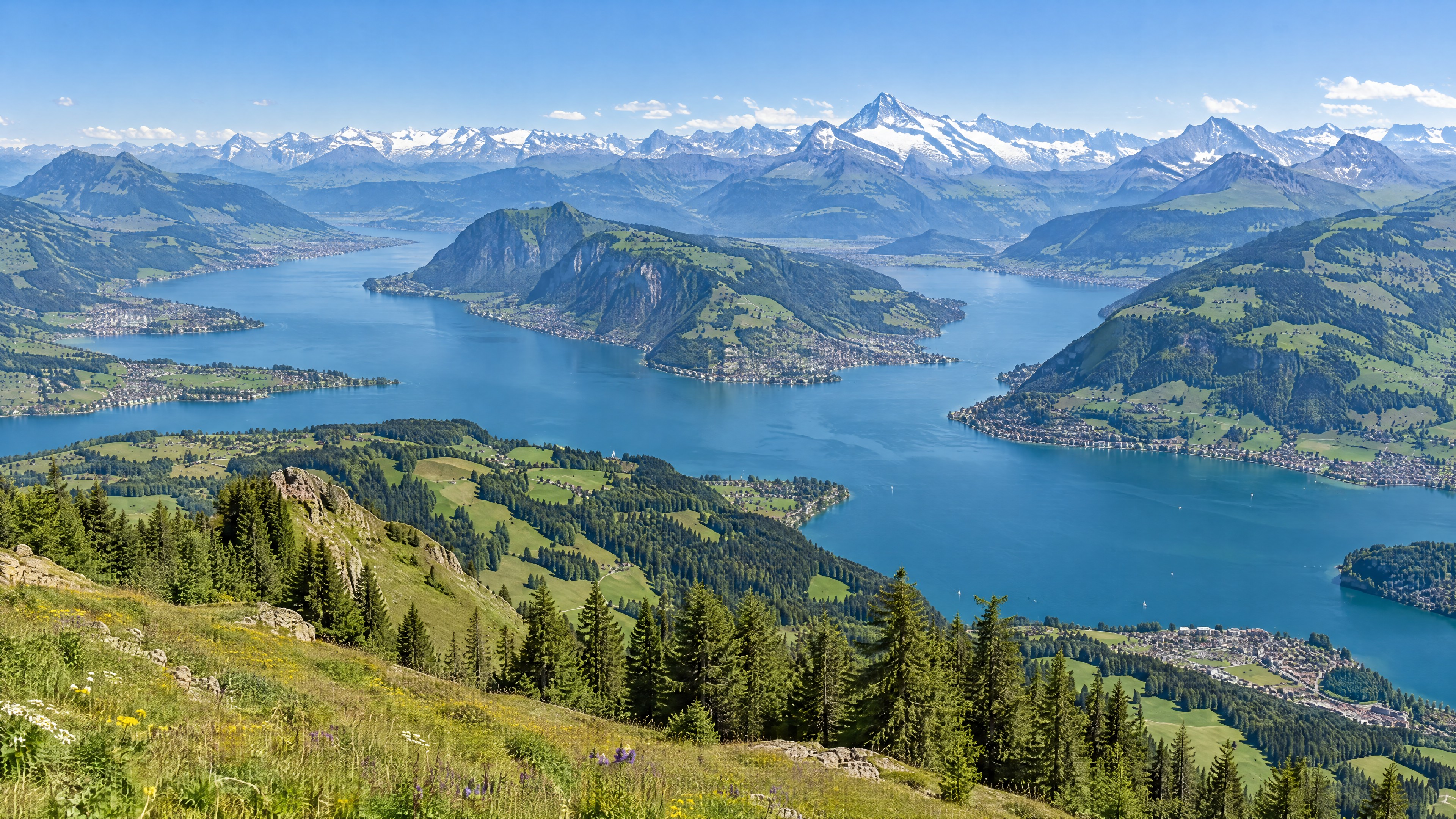 Rigi Railway & Lake Lucerne