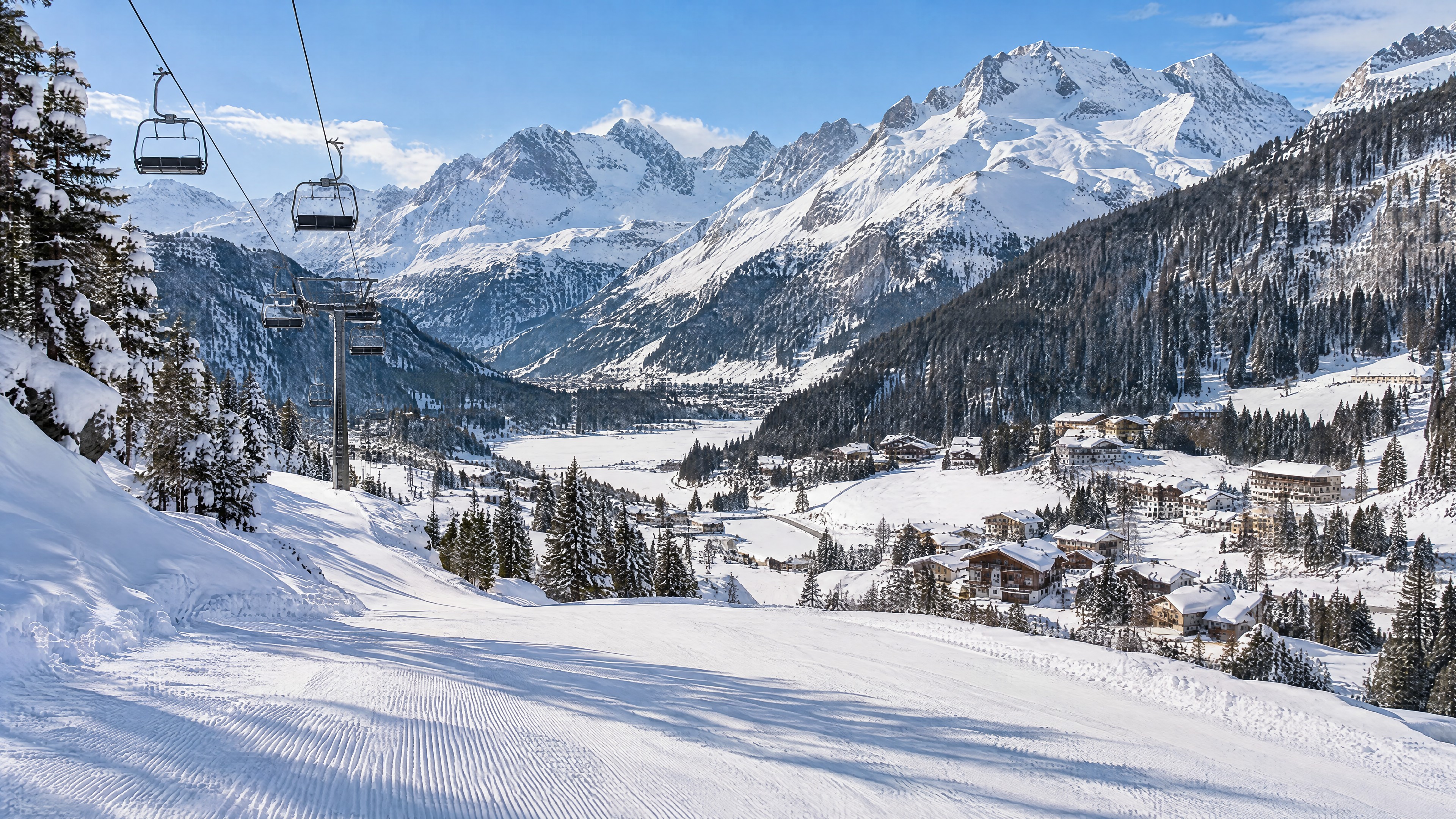 Winter in La Thuile — Aostatal