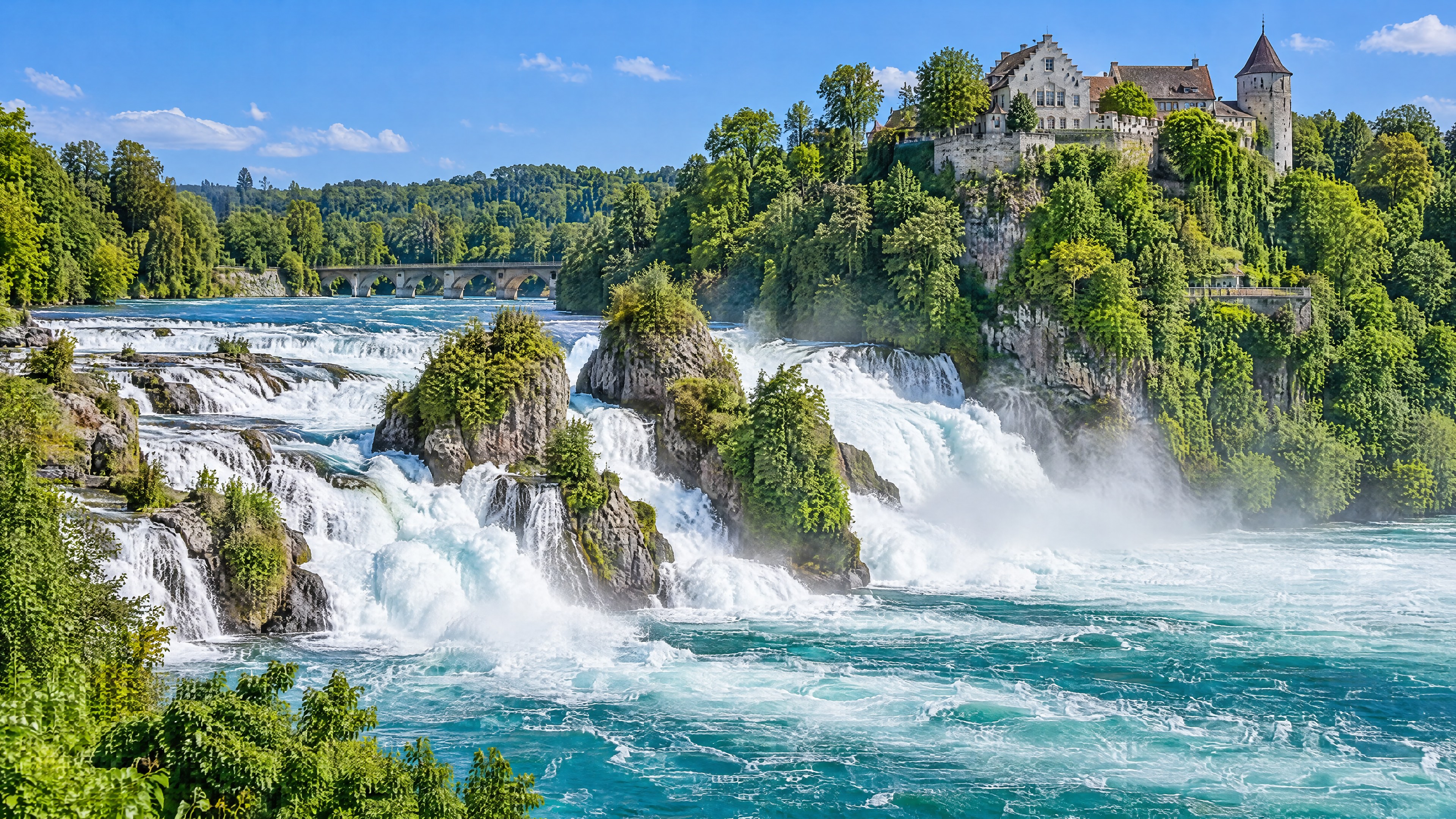 Zurich → Rhine Falls · Europe's Largest Waterfall