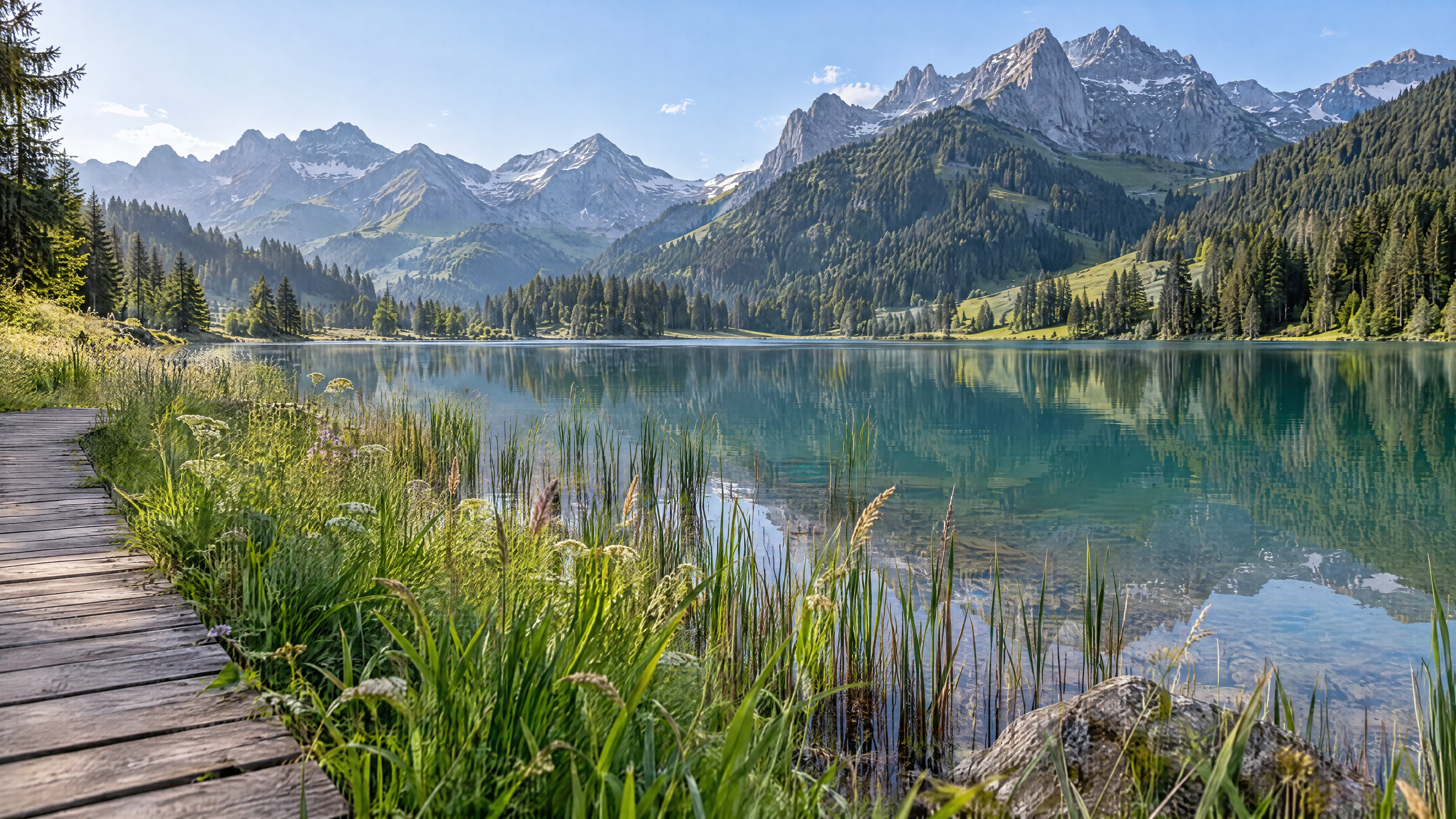 Die stillen Wasser des Lauenensees