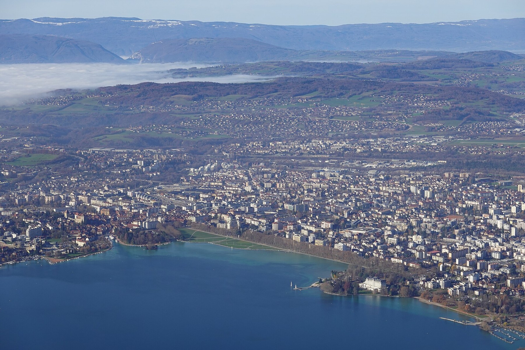 Zurich → Annecy · Lac d'Annecy