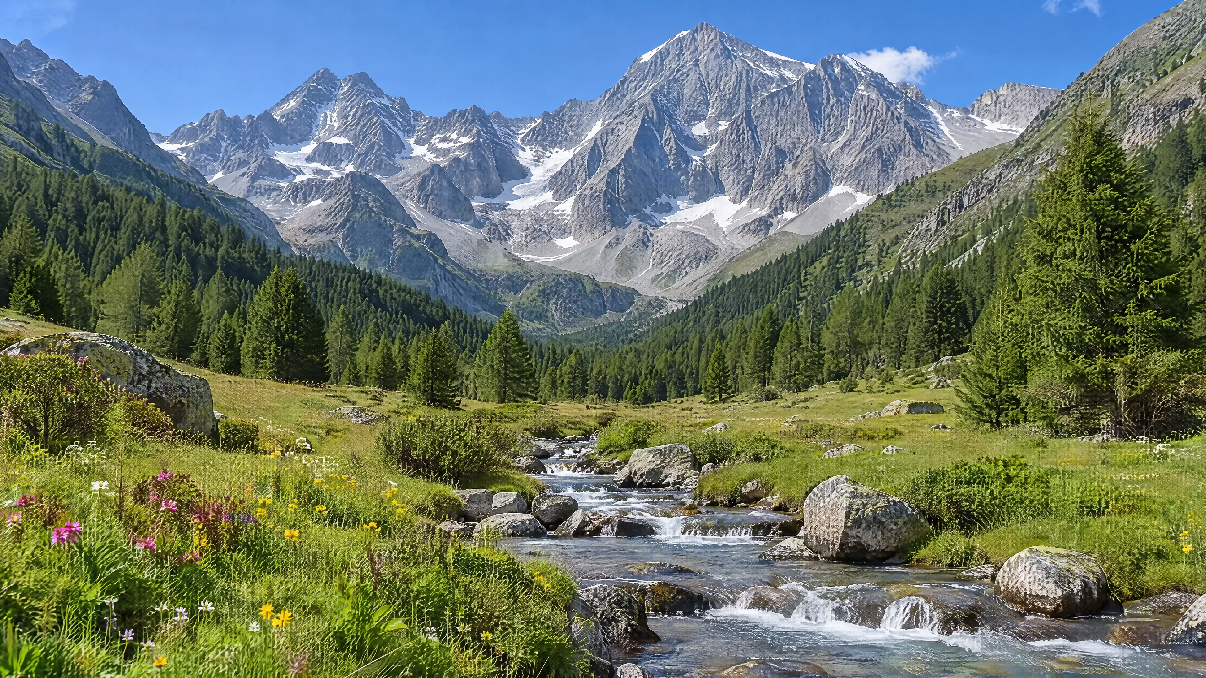 Bellezza alpina selvaggia in Val Zebrù