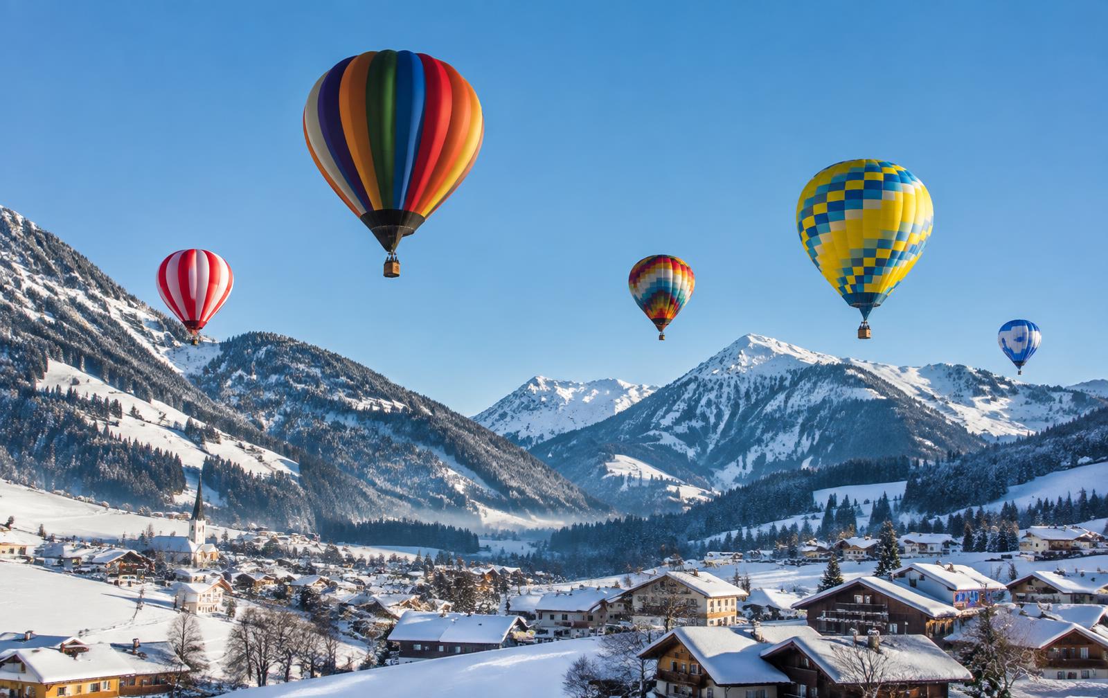 Alpine Balloon & Gstaad Day Trip