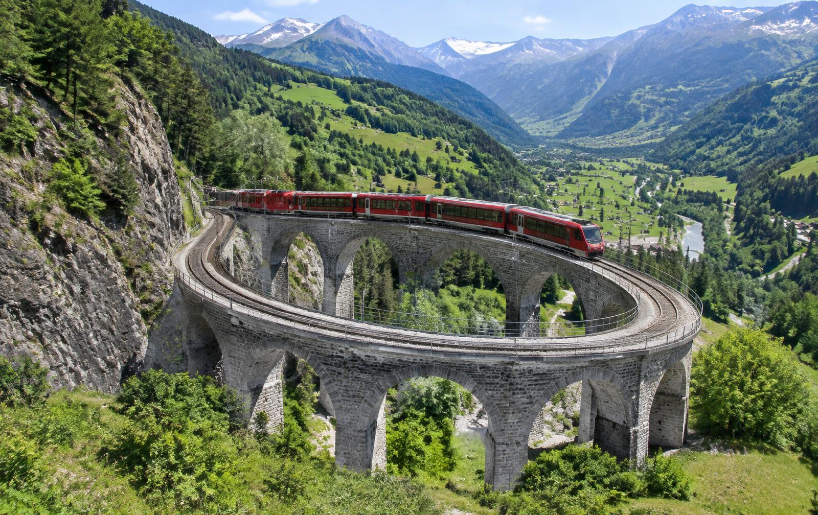 Bernina Scenic Railway & Tirano