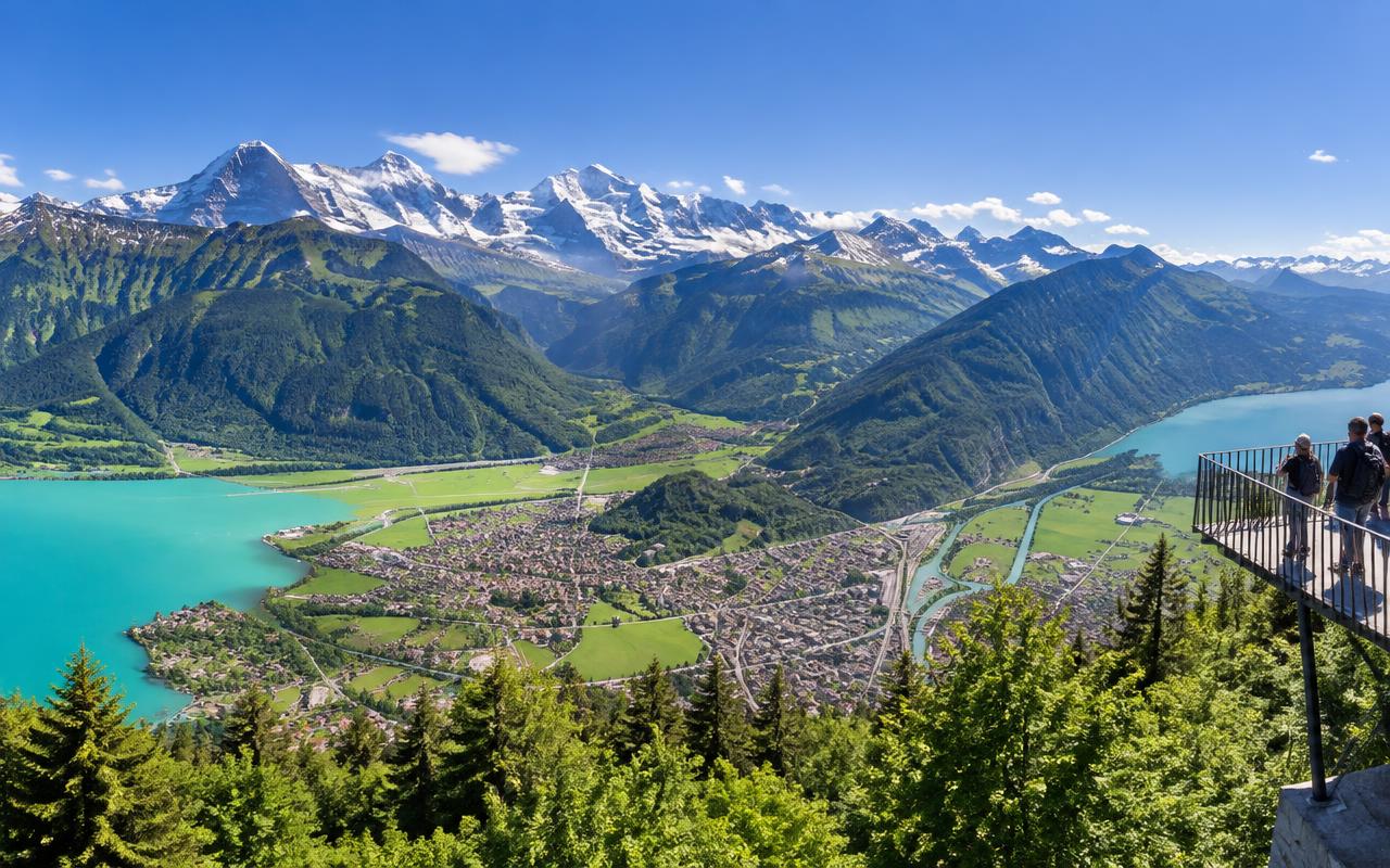 Harder Kulm panorama