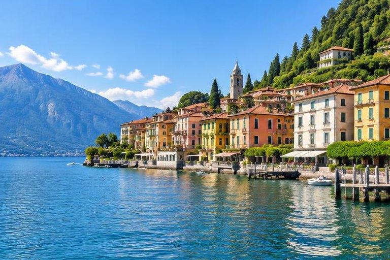 Bellagio's colourful lakeside village