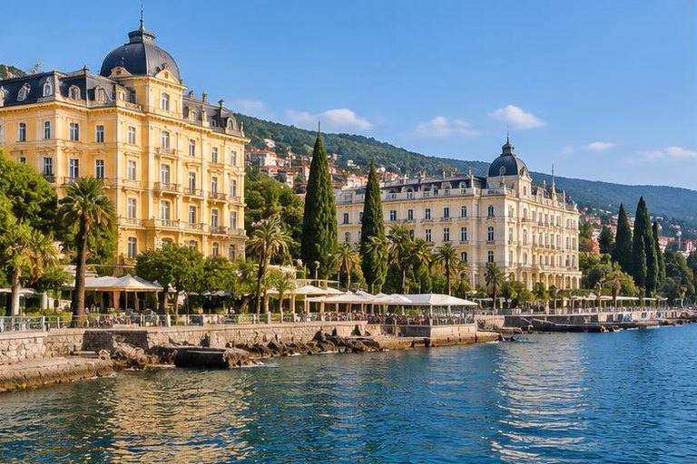 Grand hotels on the seafront