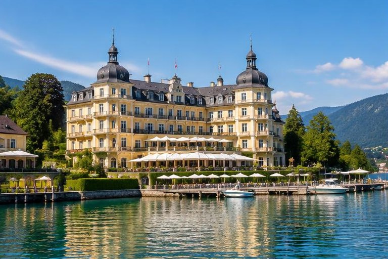 Castle hotel on the Wörthersee